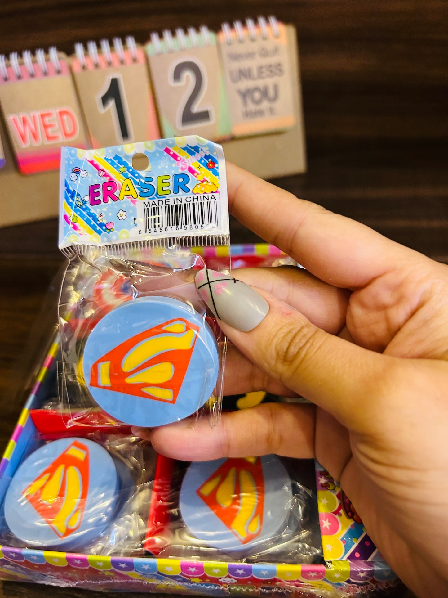 Superheroes Eraser