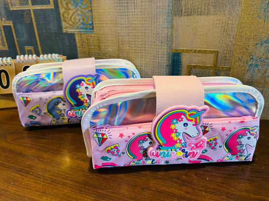 Holographic Unicorn Pencil Pouch