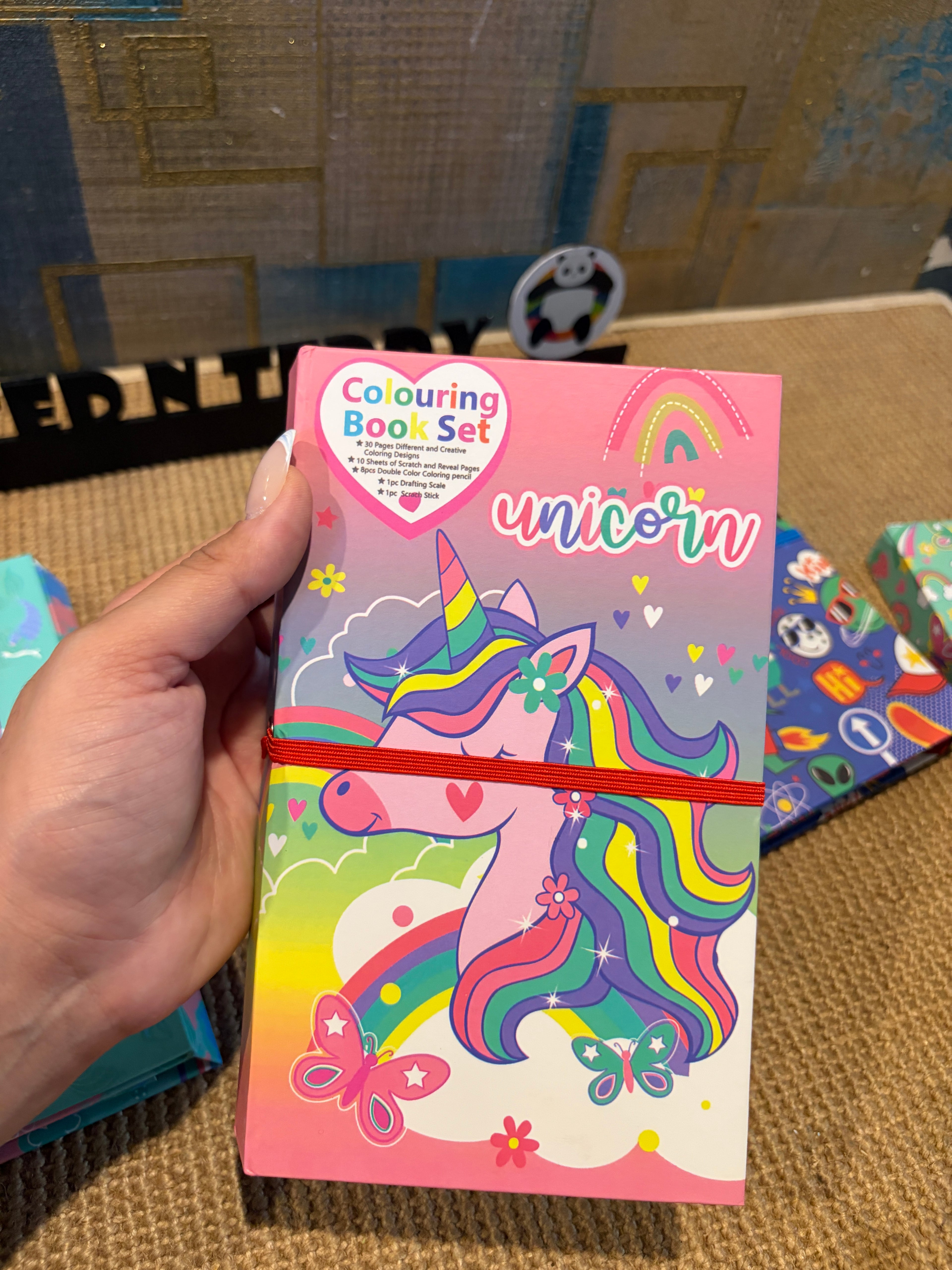 Colouring Book And Scratch Pad