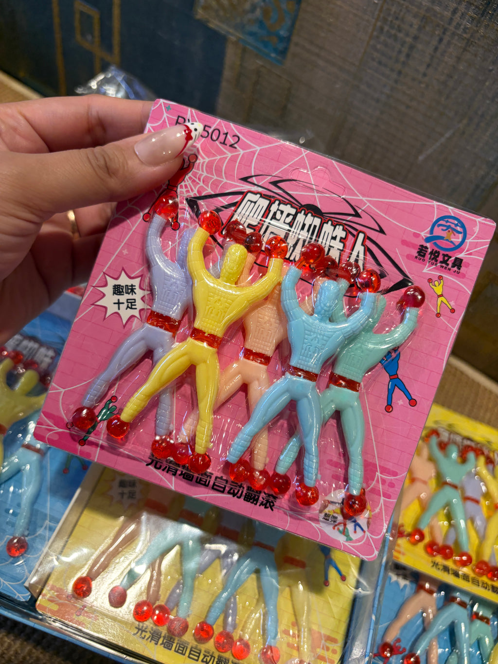 Sticking Spiderman