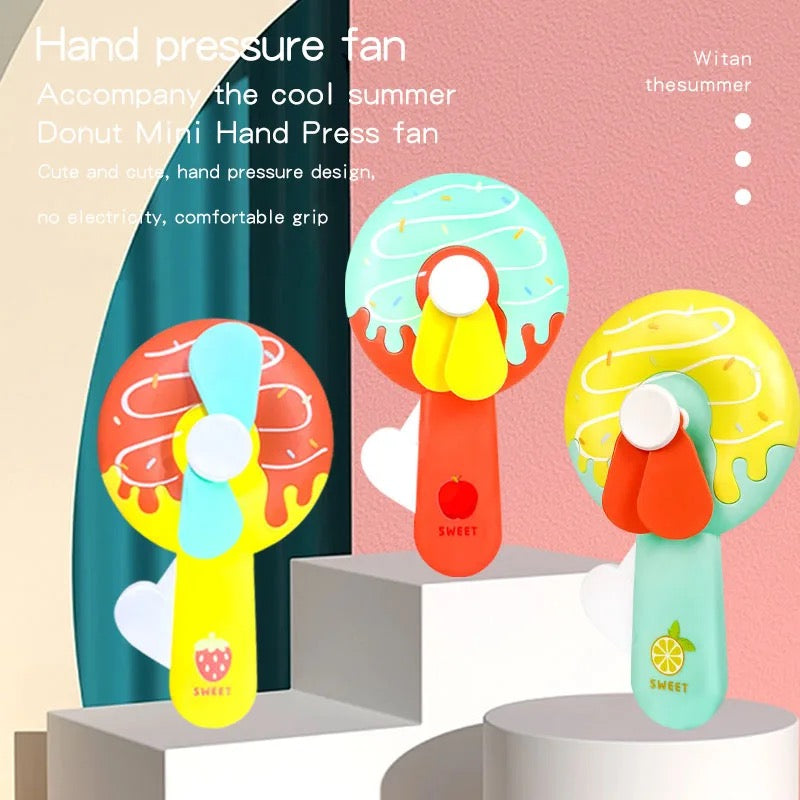 Donut Hand Fan