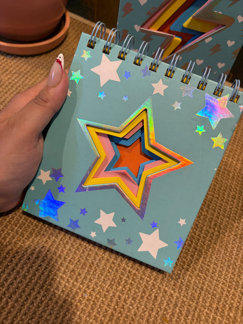 3D Die-Cut Spiral Notepad