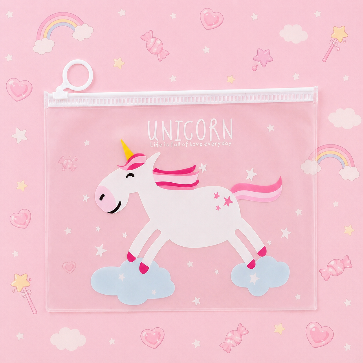 A5 Size Transparent Pouch