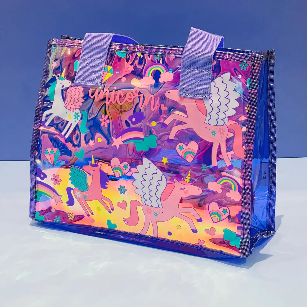 Transparent Holographic Tote Bag