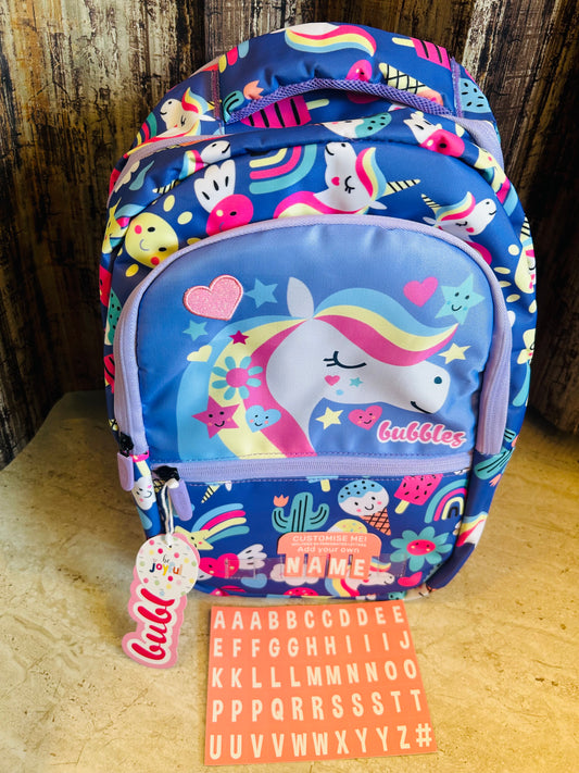 Unicorn Purple School Bag