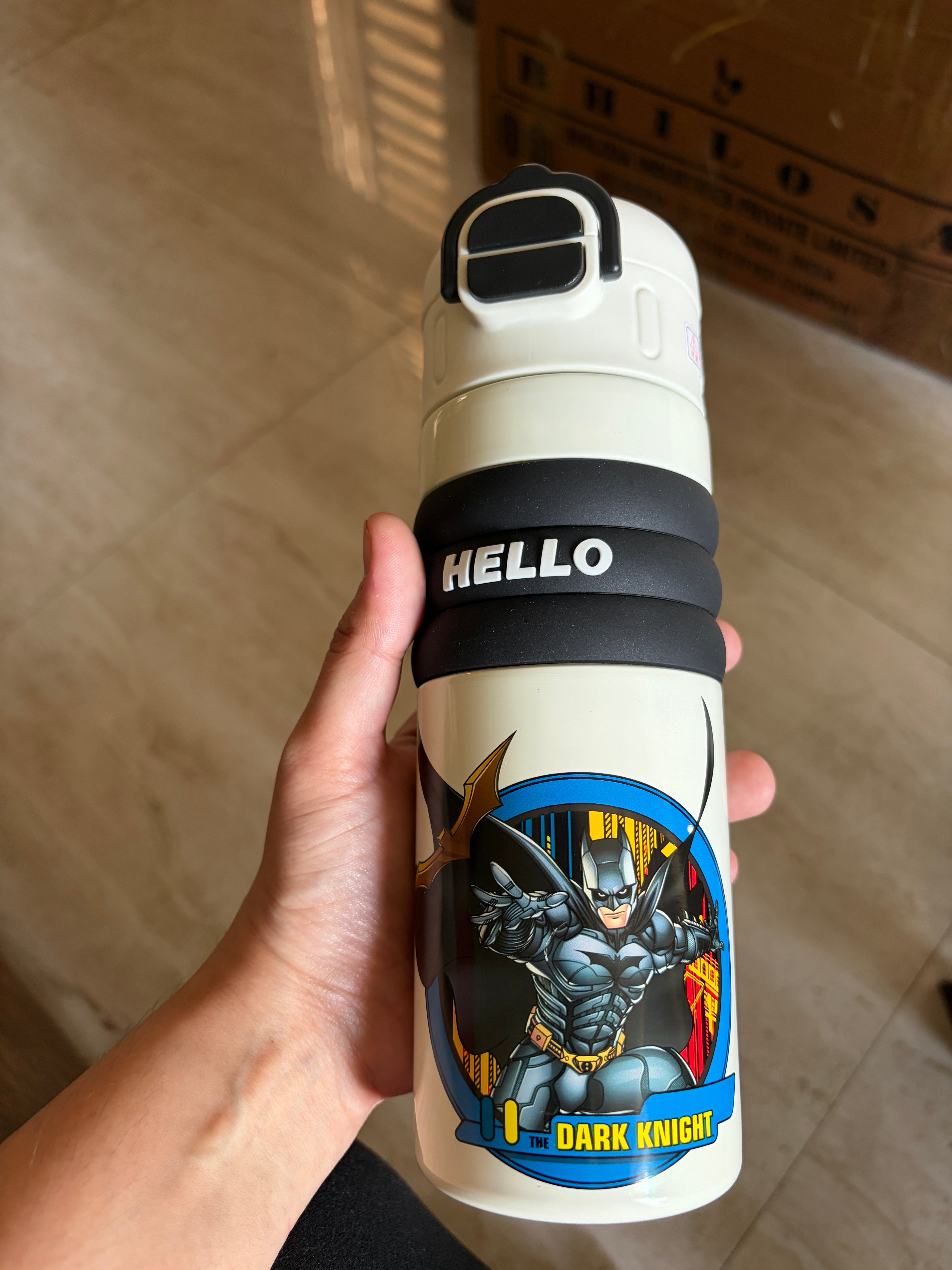 Character Stainless Steel Bottle+Sipper - 520ml