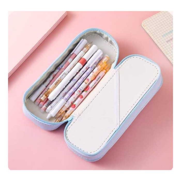 Pastel Double Layer Pencil Pouch