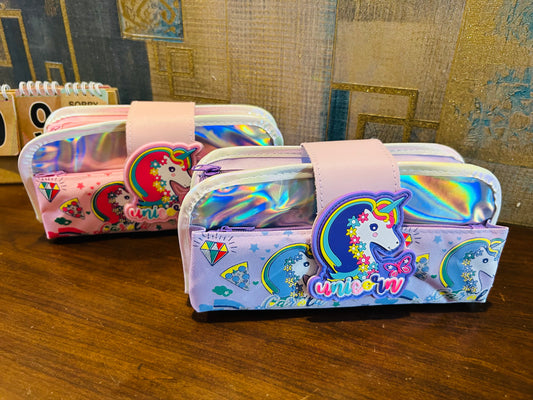 Holographic Unicorn Pencil Pouch