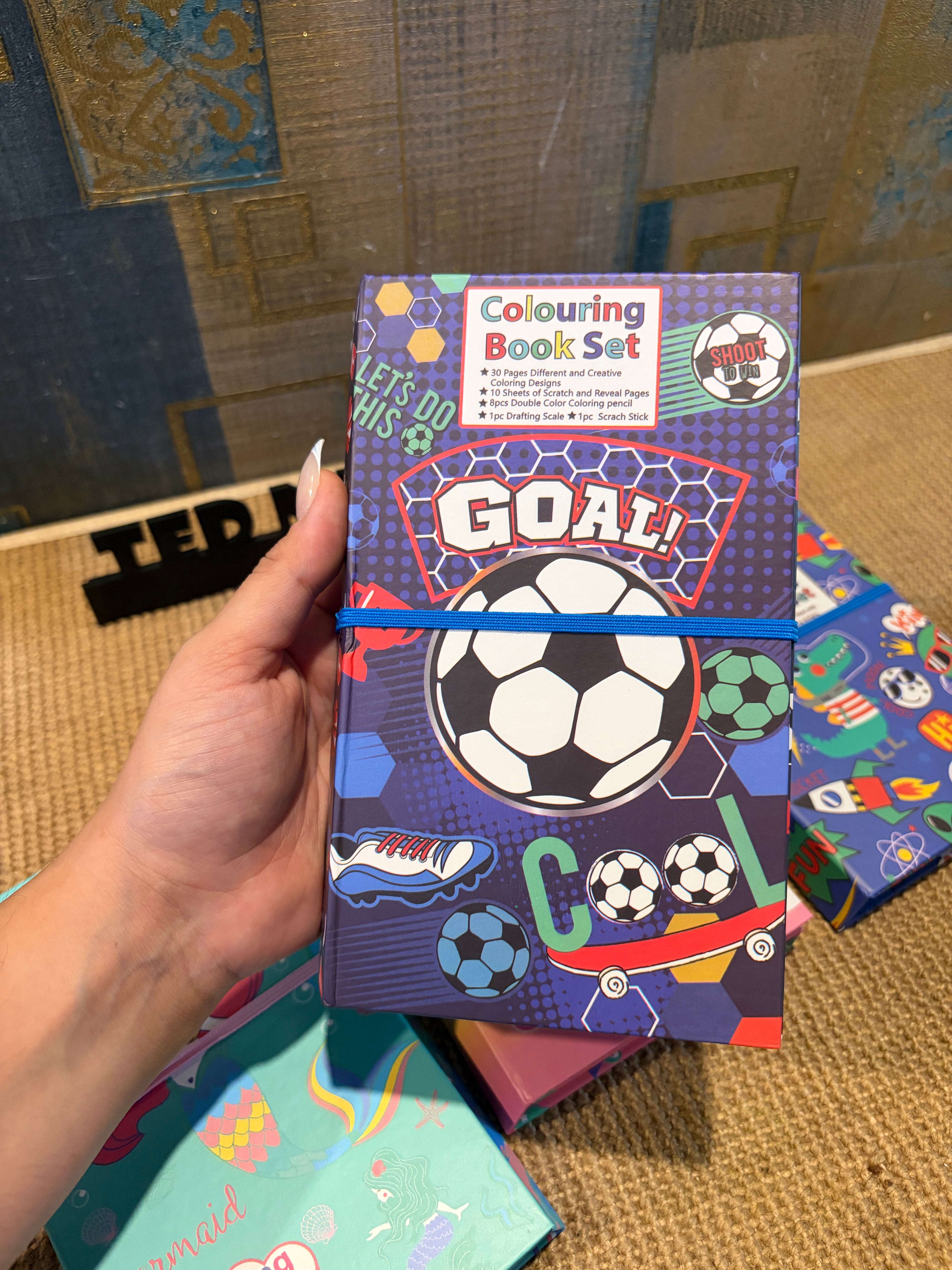 Colouring Book And Scratch Pad