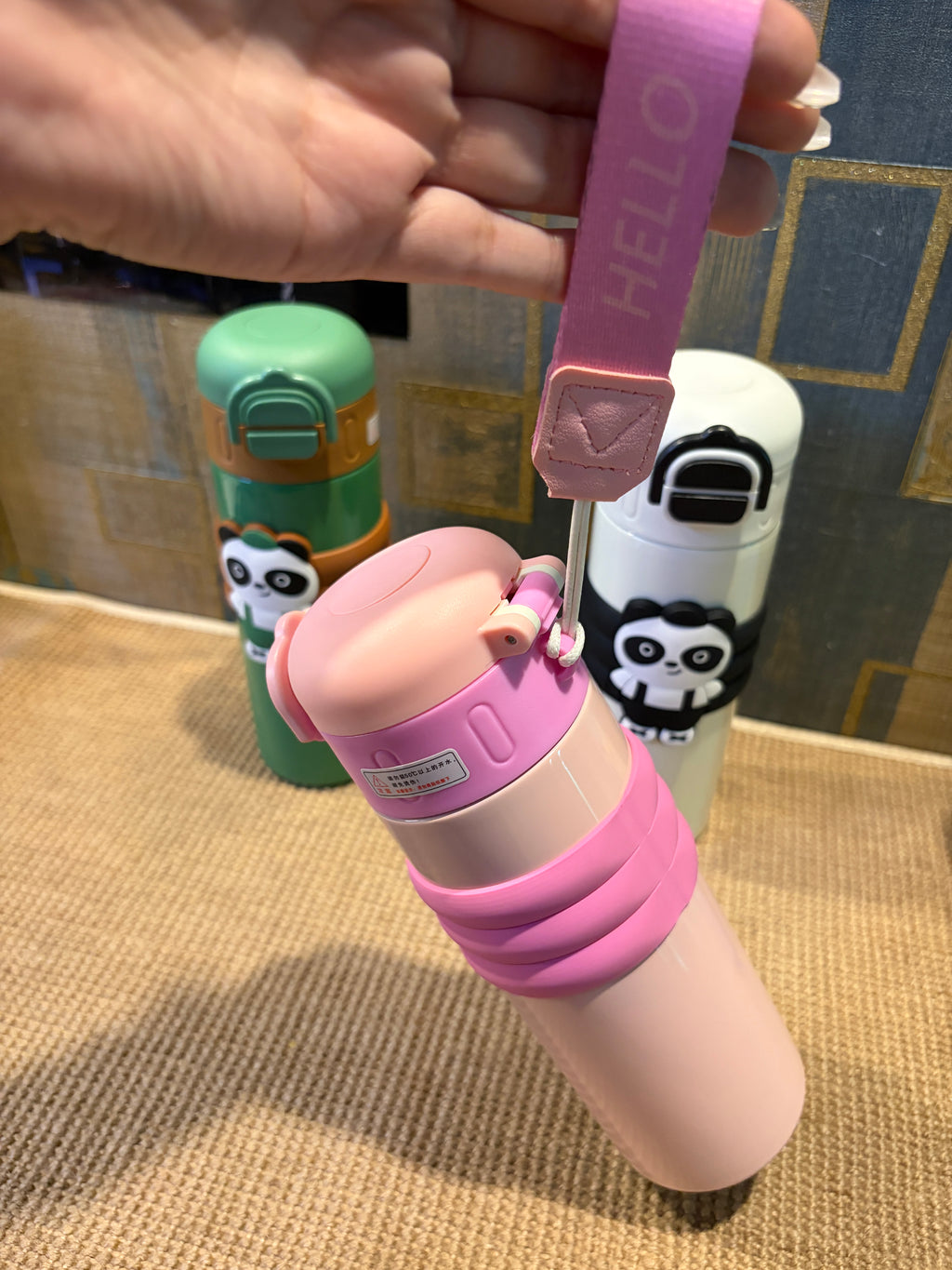 Panda Insulated Bottle And Sipper