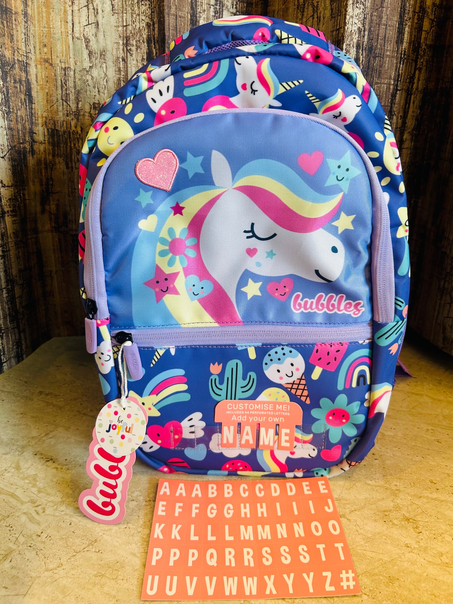 Unicorn Purple School Bag