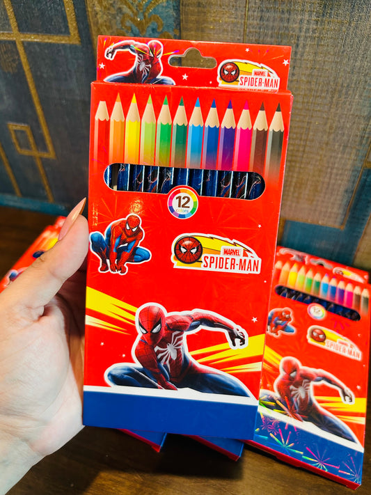 Spiderman Colouring Pencils