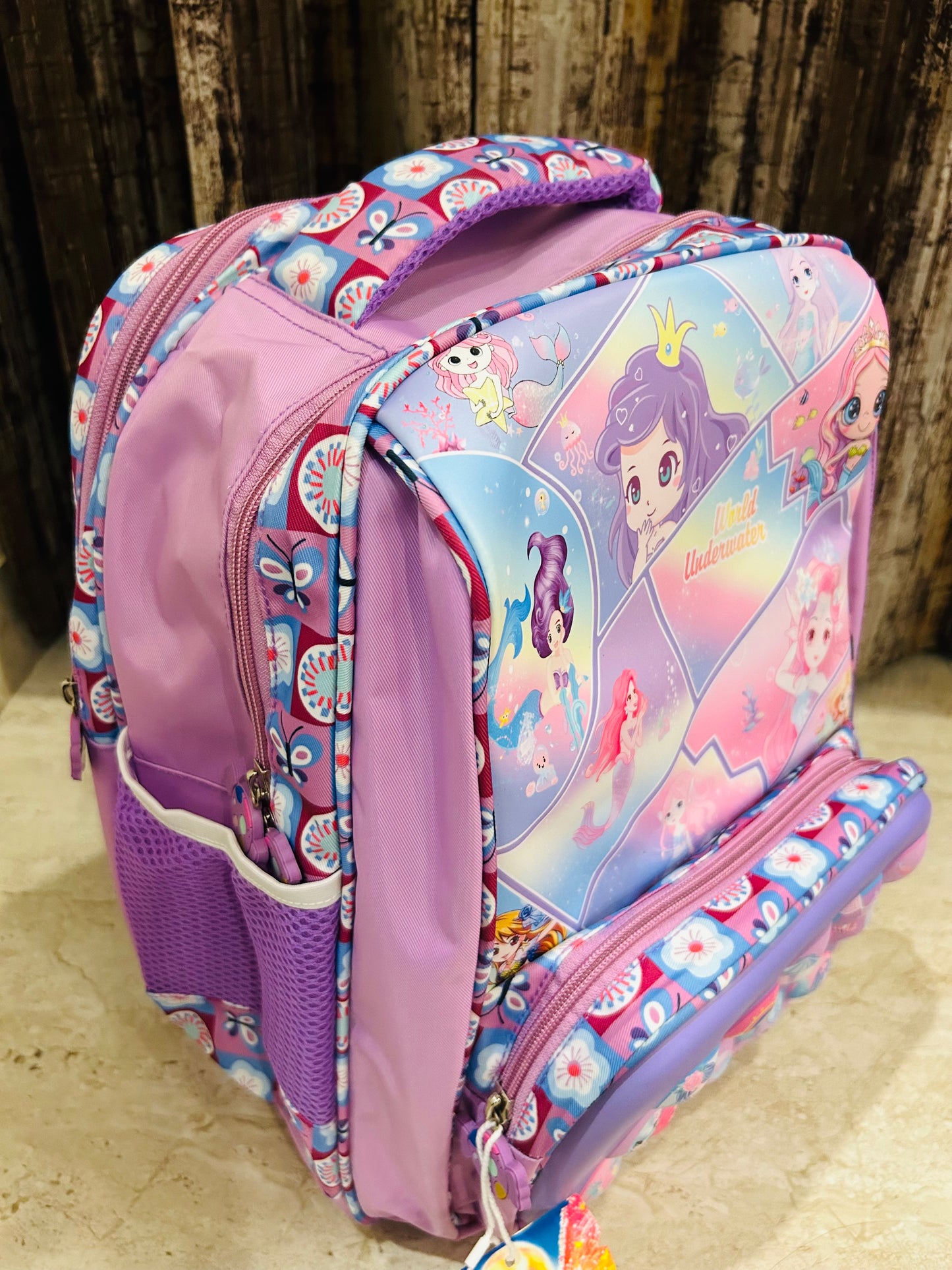 Mermaid World Underwater School Bag