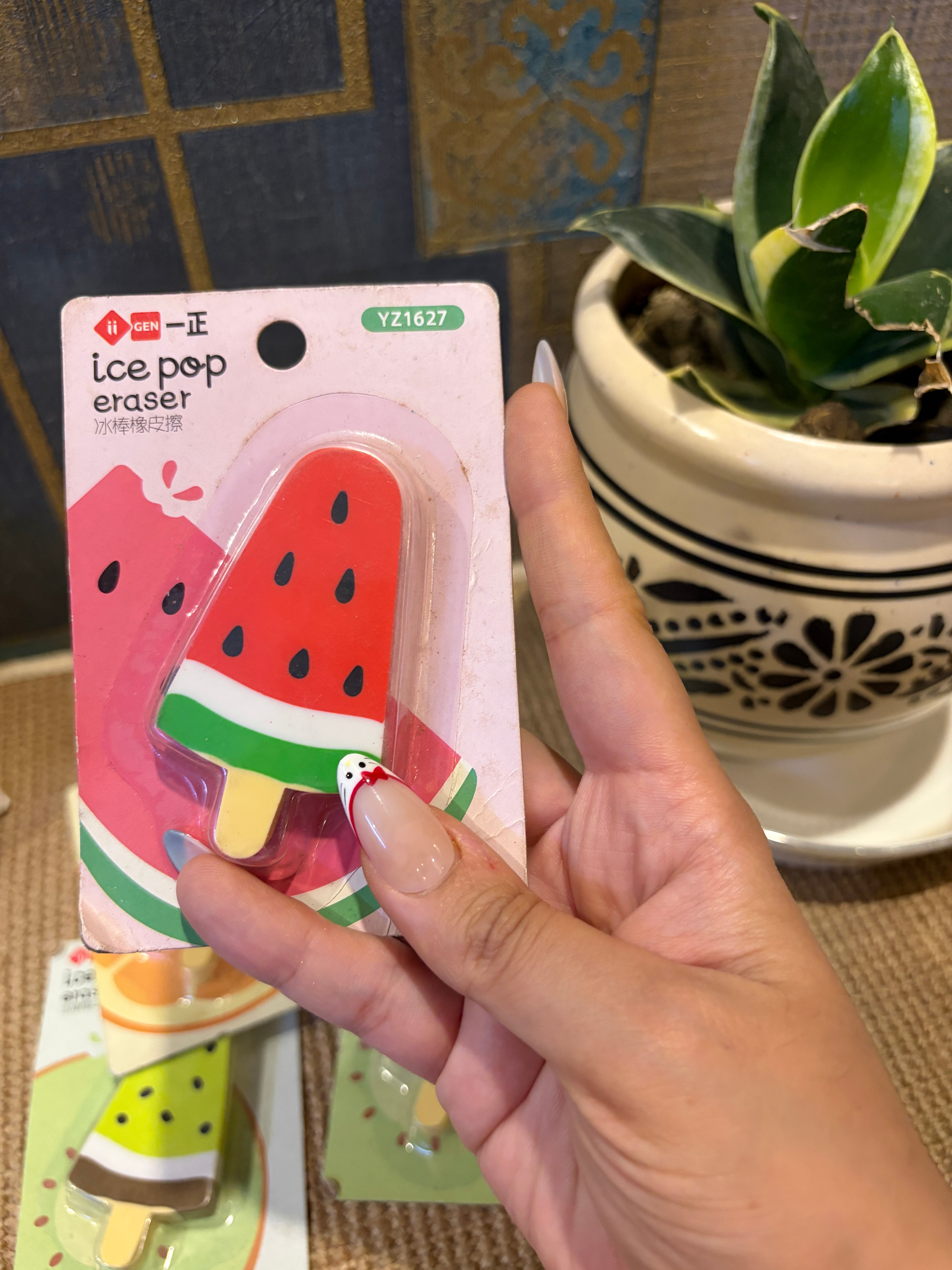 Ice Pop Fruit Eraser
