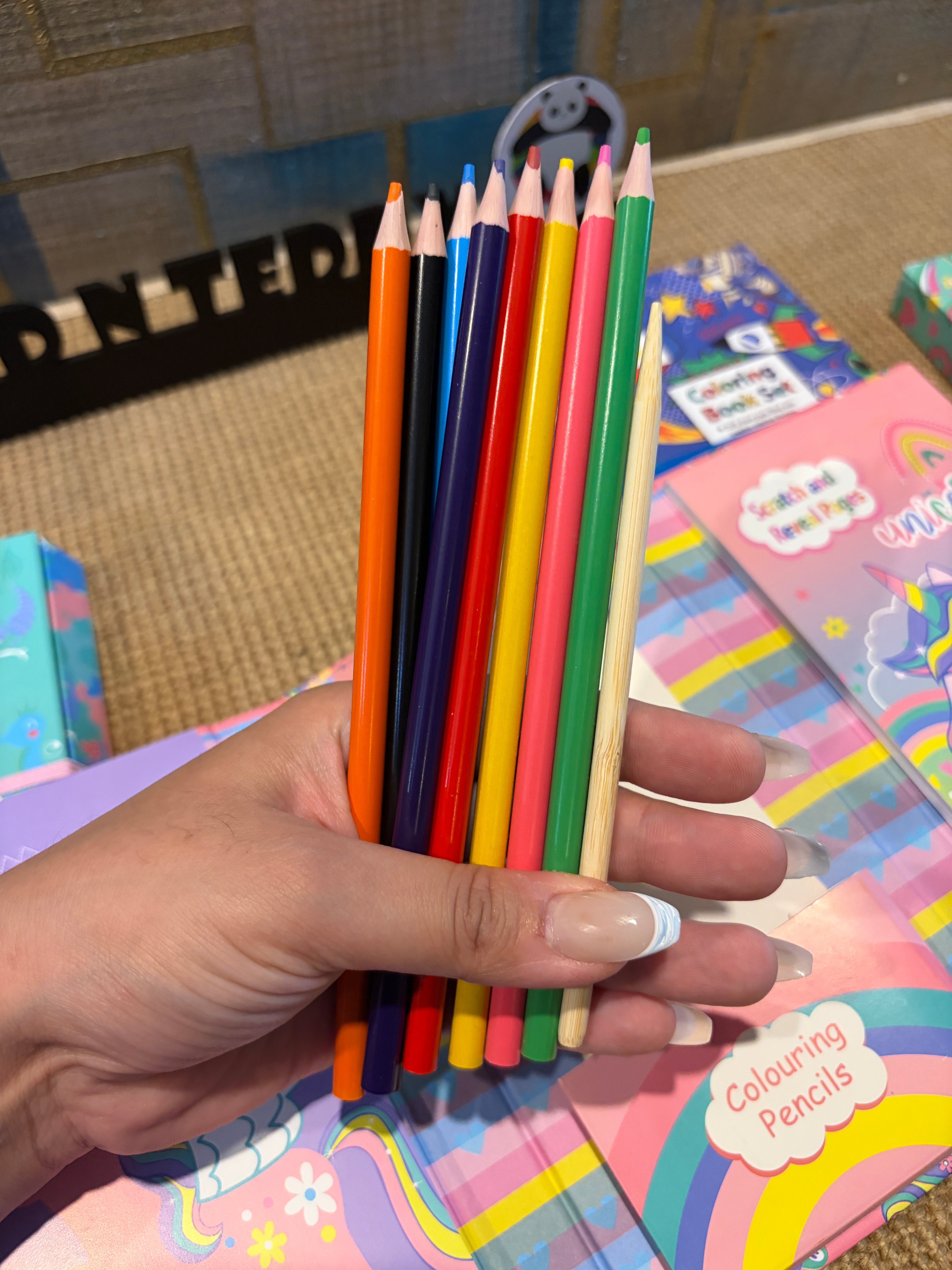 Colouring Book And Scratch Pad