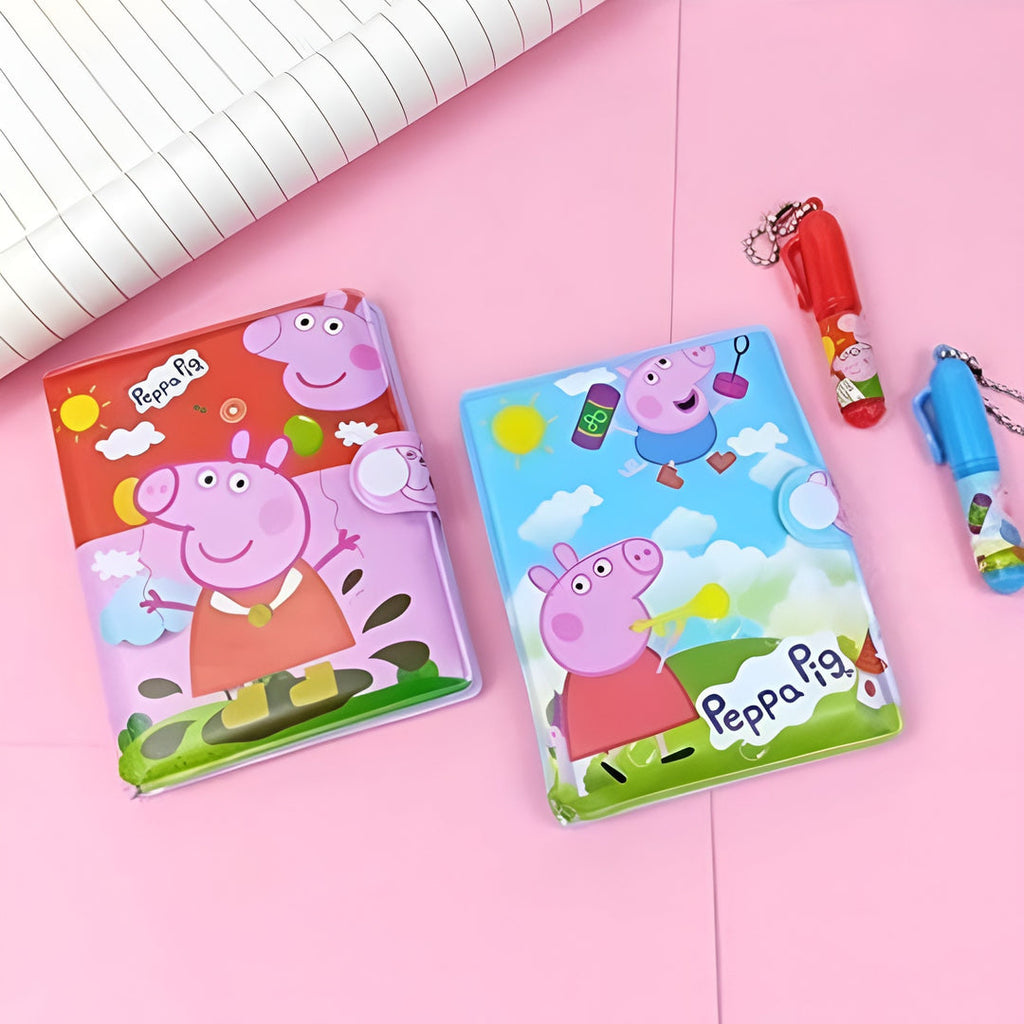 Mini Peppa Pig Dairy Pen Set
