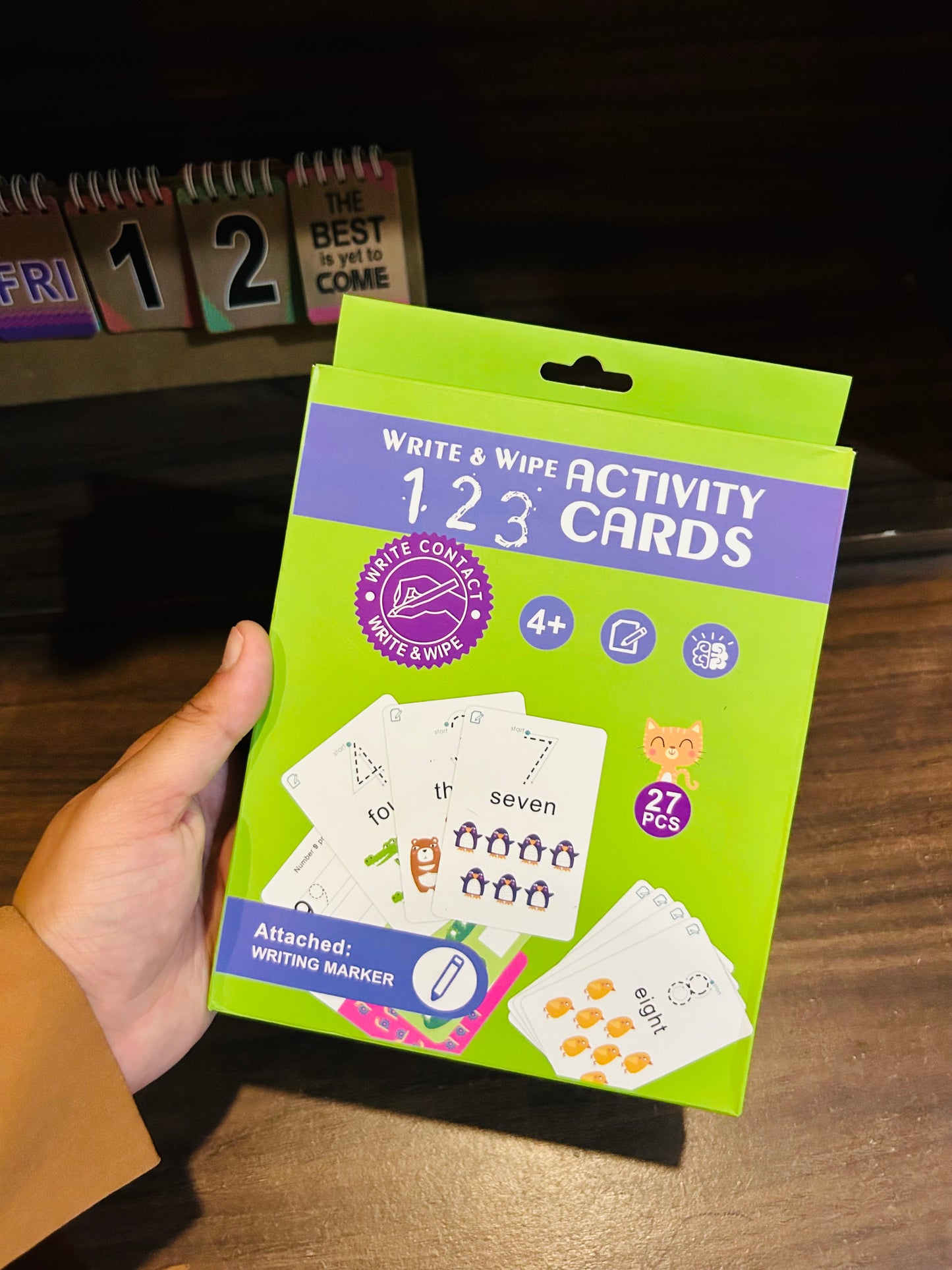 Write and Wipe Activity Cards