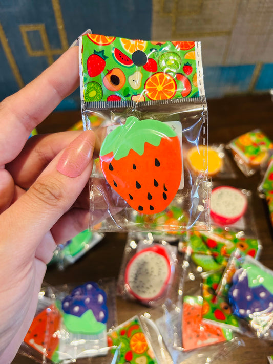 Fruit Erasers
