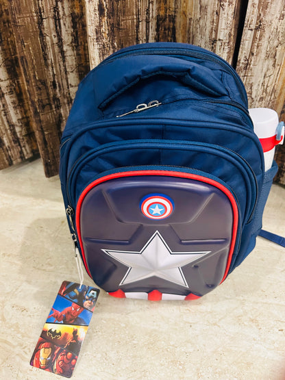 Captain America School Bag Combo