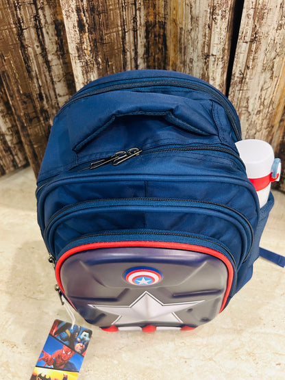 Captain America School Bag Combo