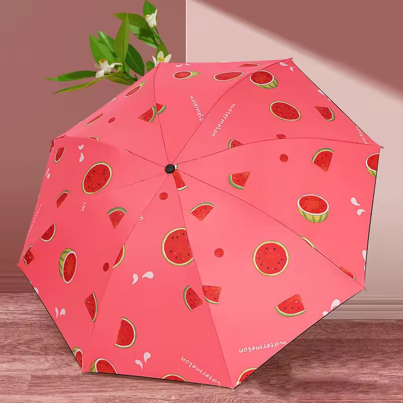 Automatic Foldable Fruit Umbrella With Cover