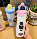 600ML Cute Stainless Steel Insulated Sipper Bottle