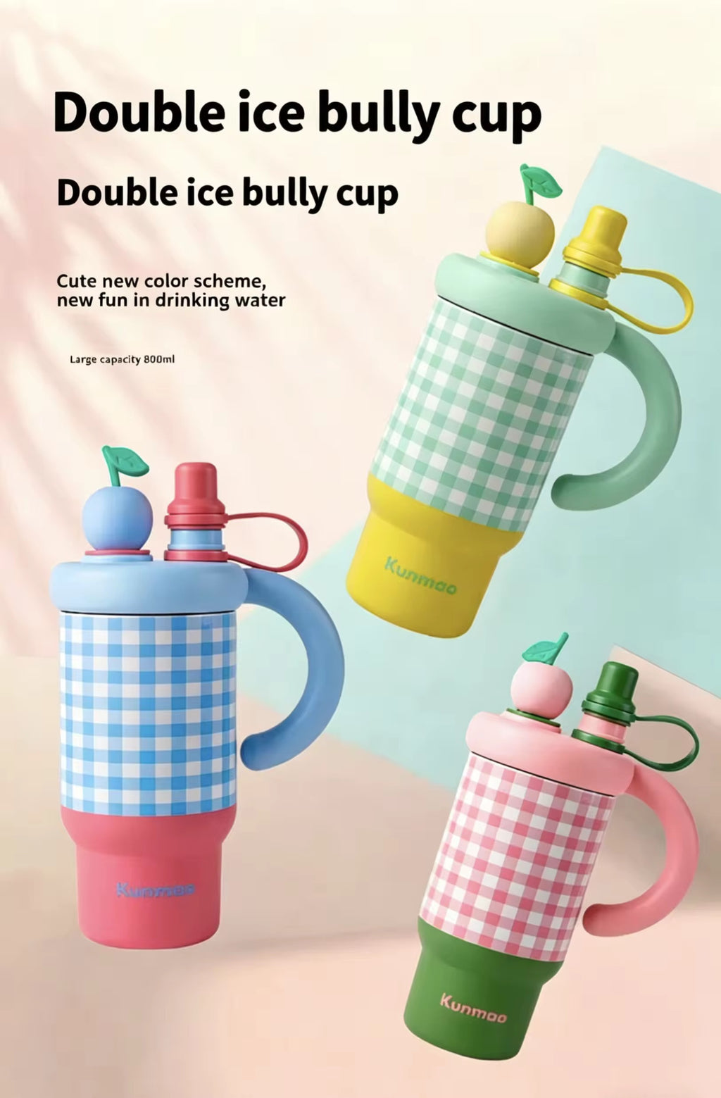 Checkered Tumbler- 800ml