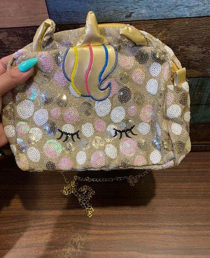 Big Sized Unicorn Sequin Sling Bag