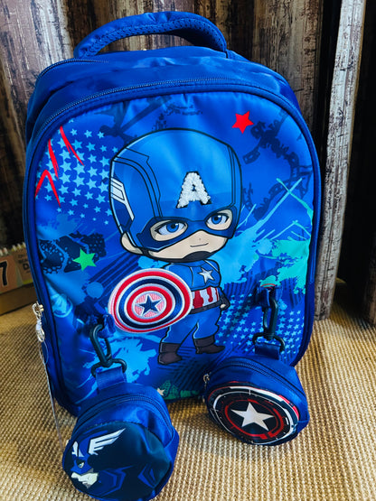 Captain America School Bag - 16 Inch