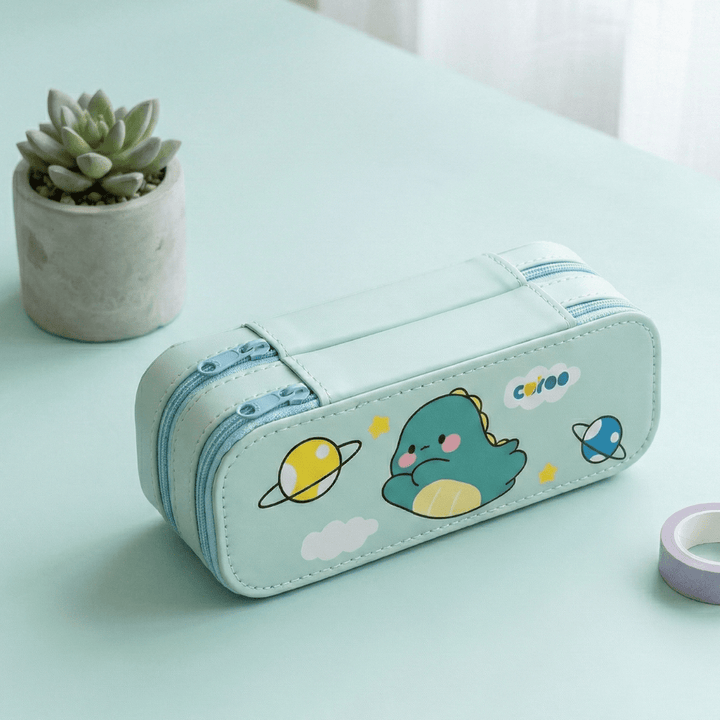 Pastel Double Layer Pencil Pouch