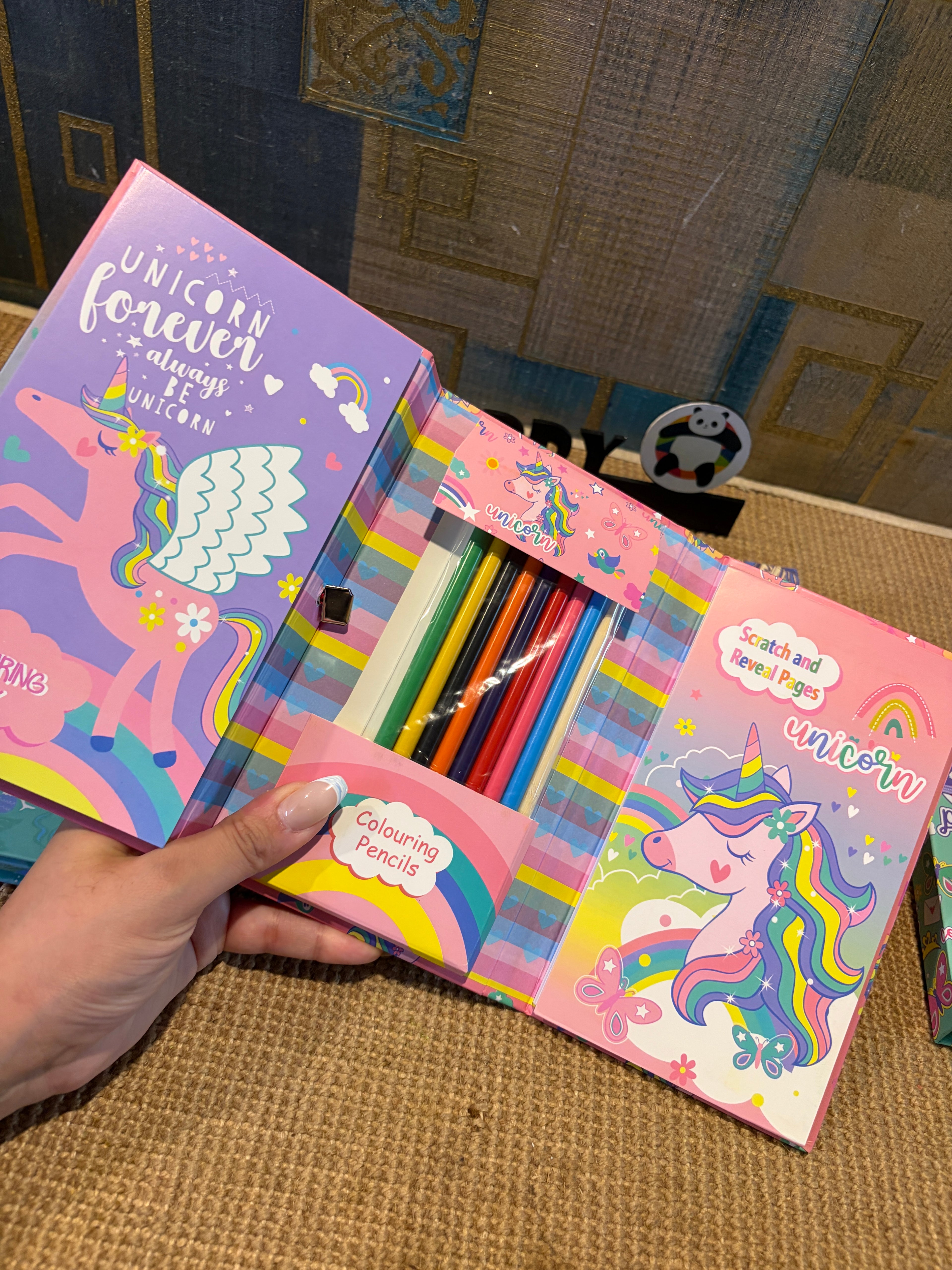 Colouring Book And Scratch Pad