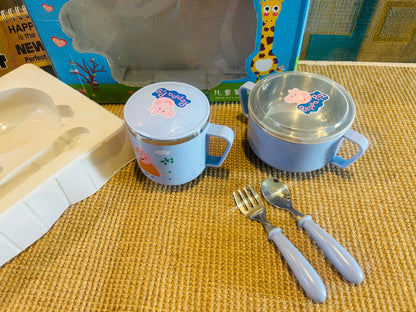 Peppa Pig Stainless Steel Dinner Set