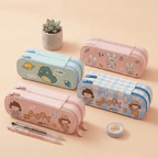Pastel Double Layer Pencil Pouch