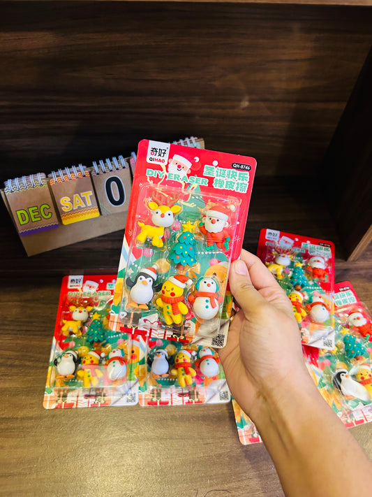 Christmas Erasers