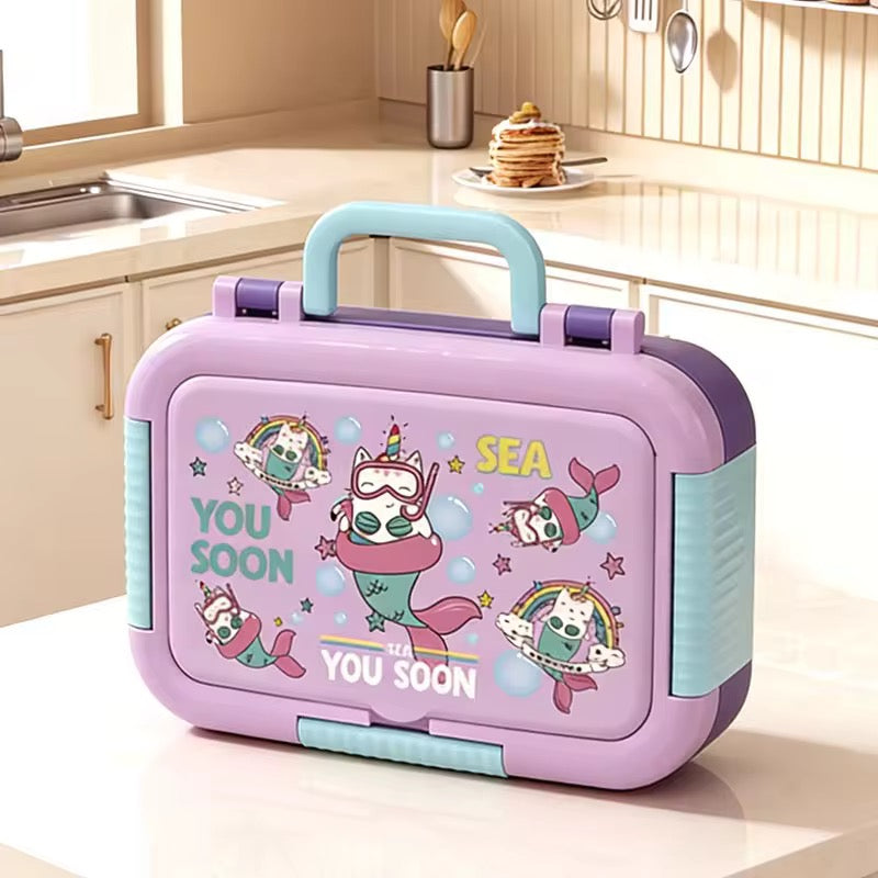 100% Leakproof Tiffin Box- 650+80ml