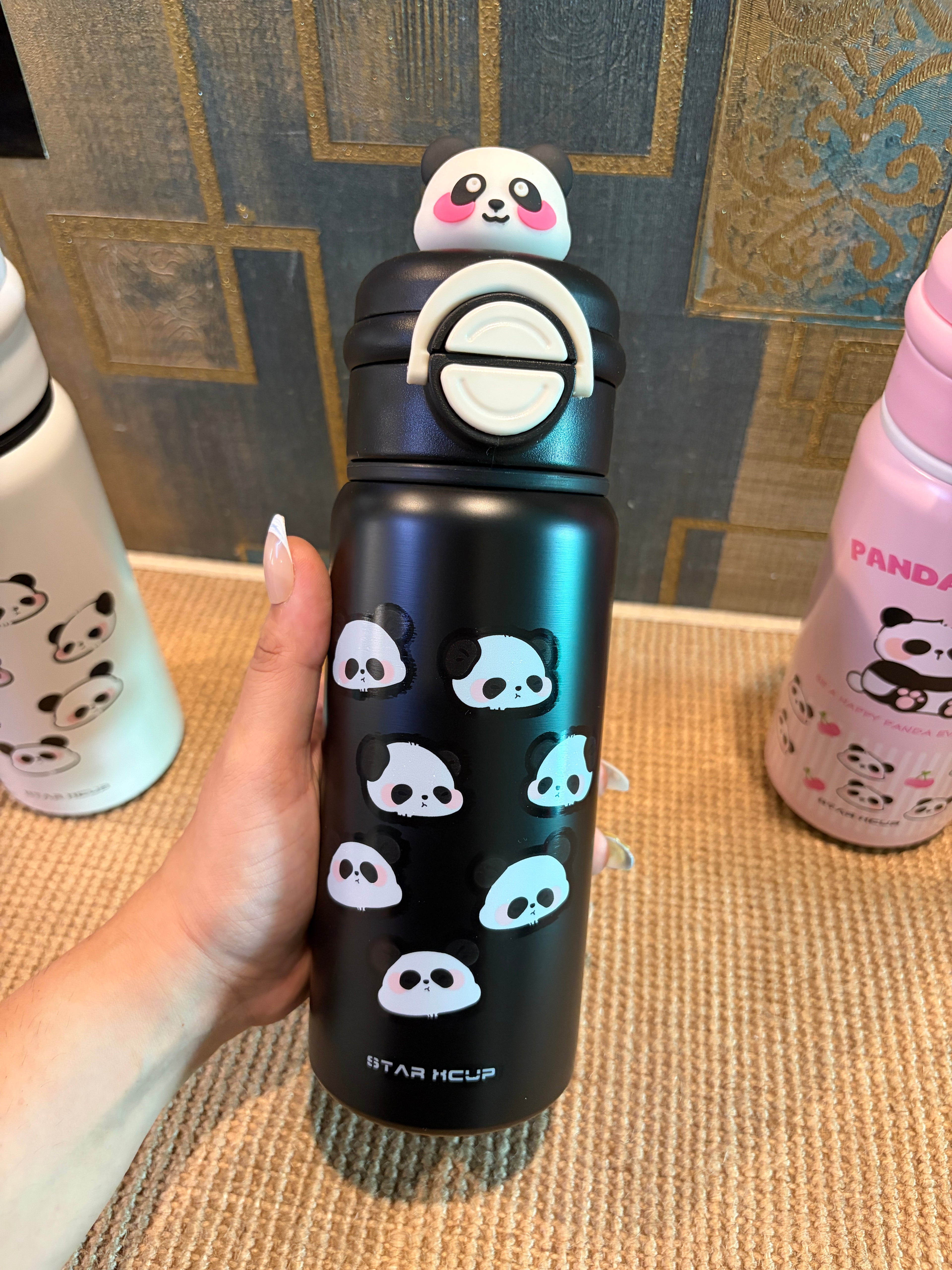 Panda Dual Insulated Sipper Bottle-550ml