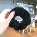 Teddy faux fur hair scrunchies