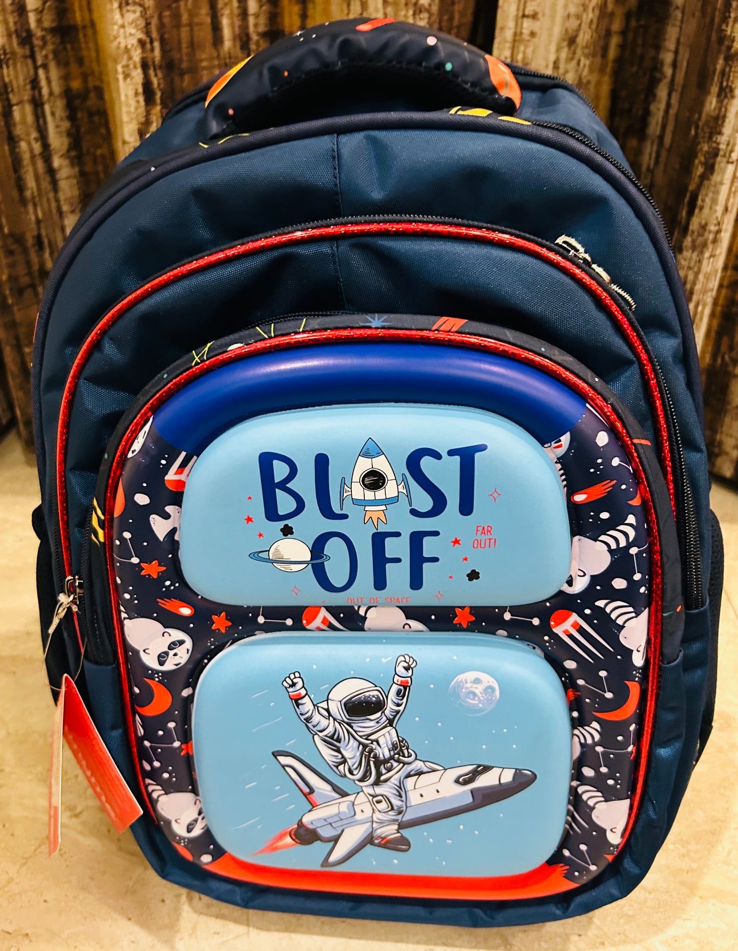 Space Blast Off School Bag