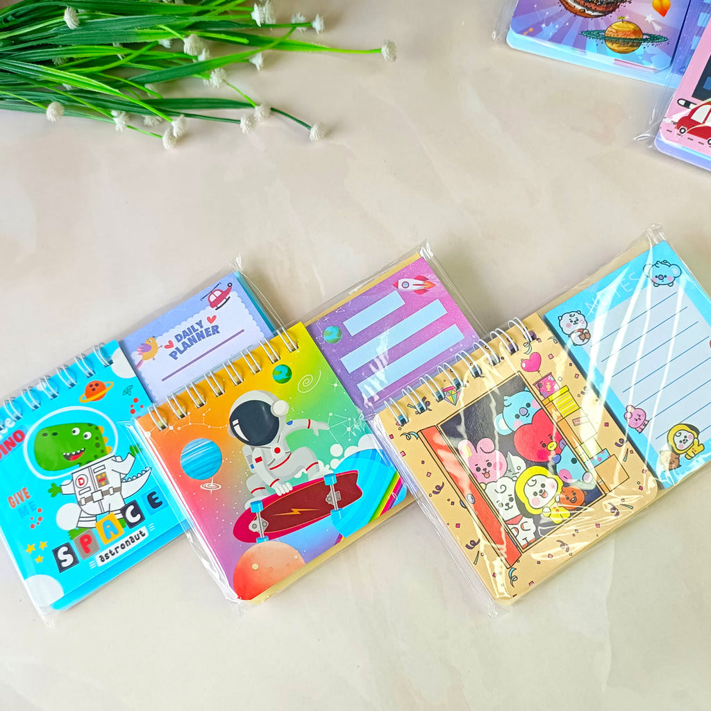 Combo of planner and sticky notes