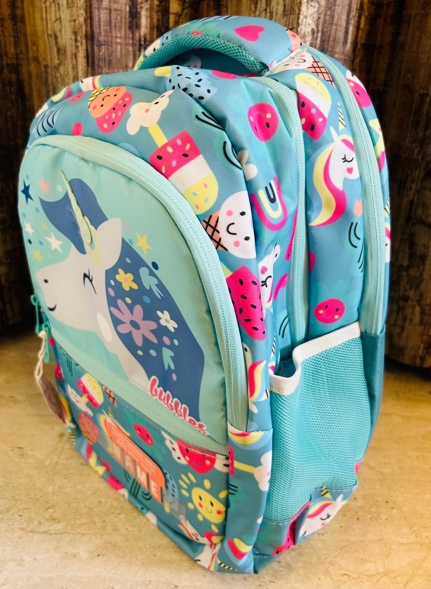 Unicorn Green School Bag