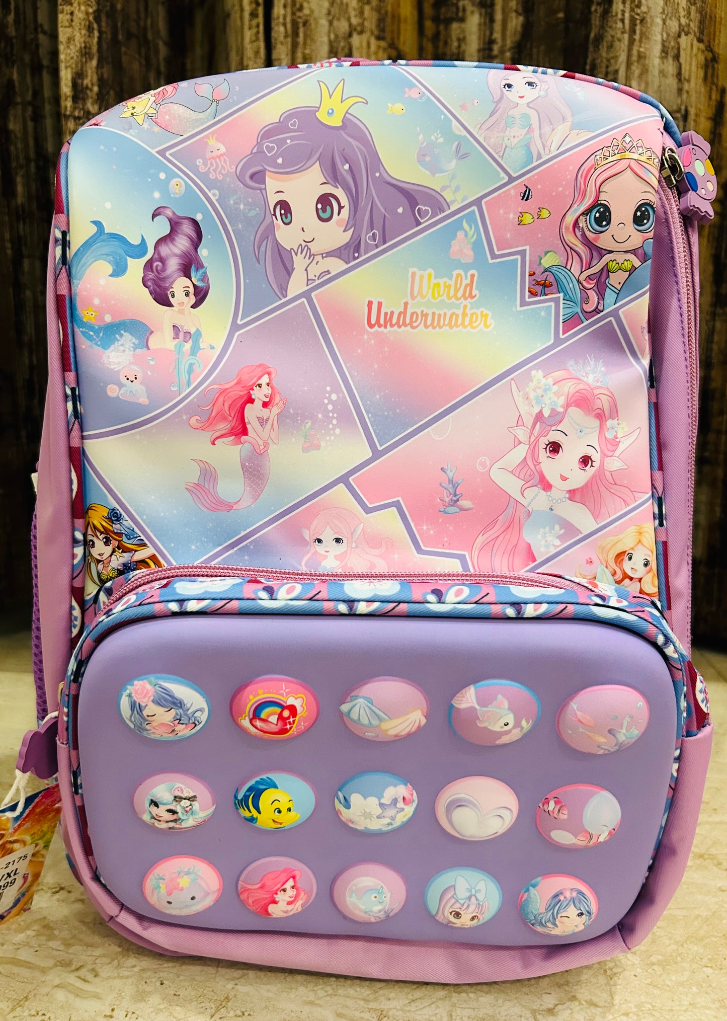 Mermaid World Underwater School Bag