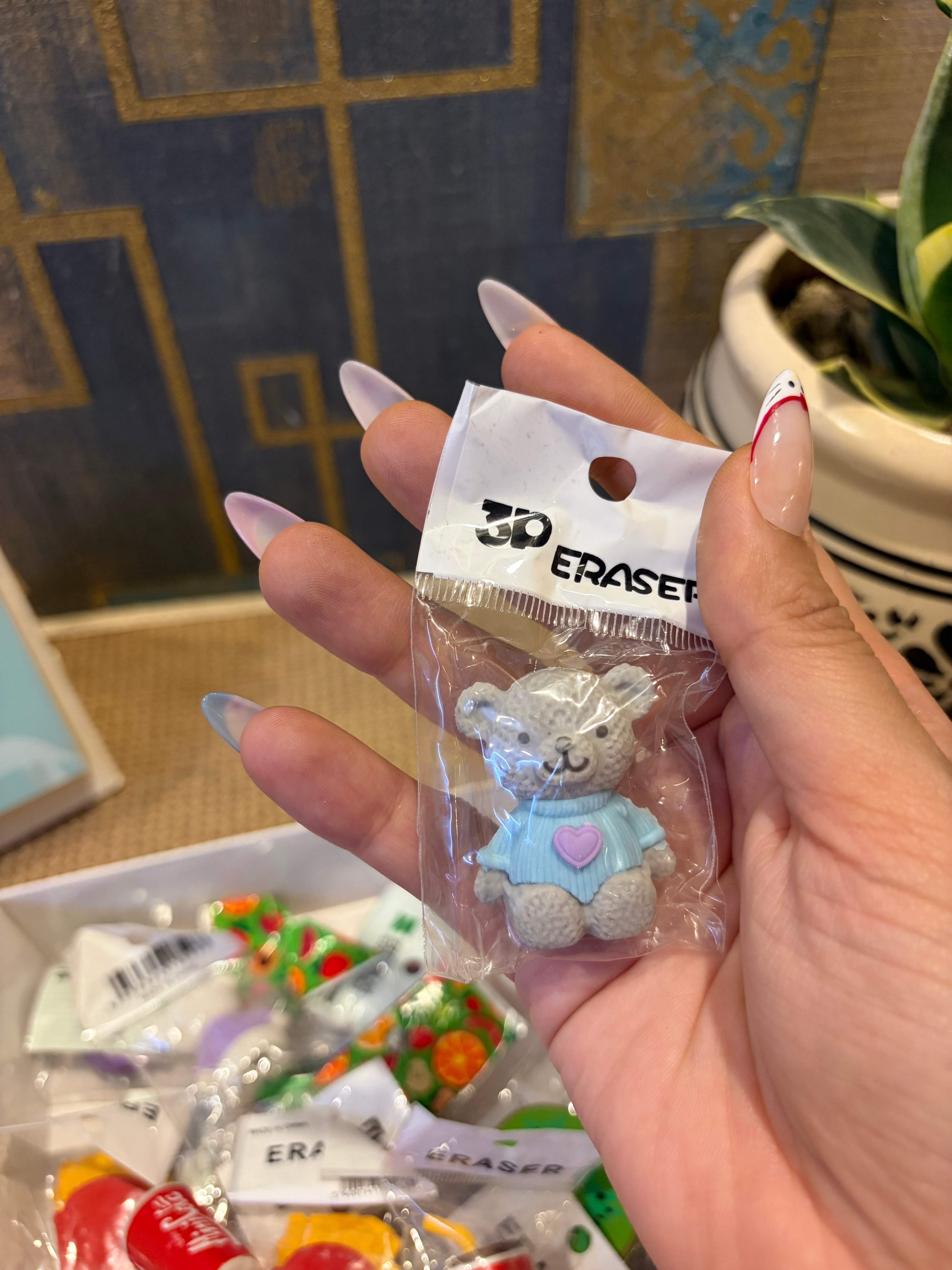 Set of 10 Assorted Erasers