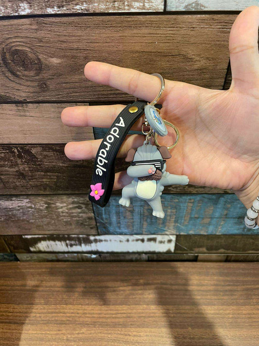 Dab Unicorn Keychain