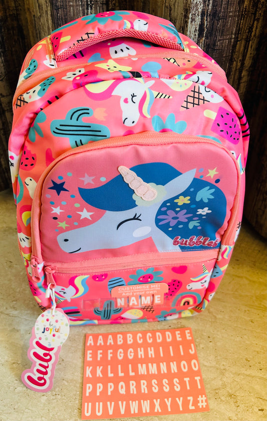 Unicorn Pink School Bag