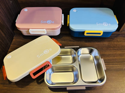 Smile Stainless Steel Tiffin Box