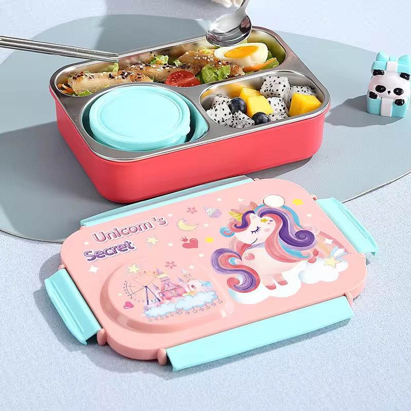 Stainless Steel Insulated Leakproof Tiffin Box-750+150ml