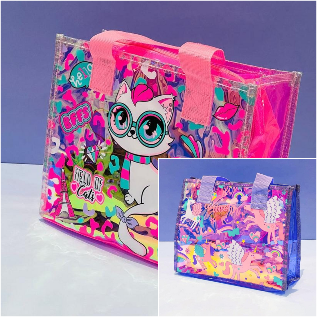 Transparent Holographic Tote Bag