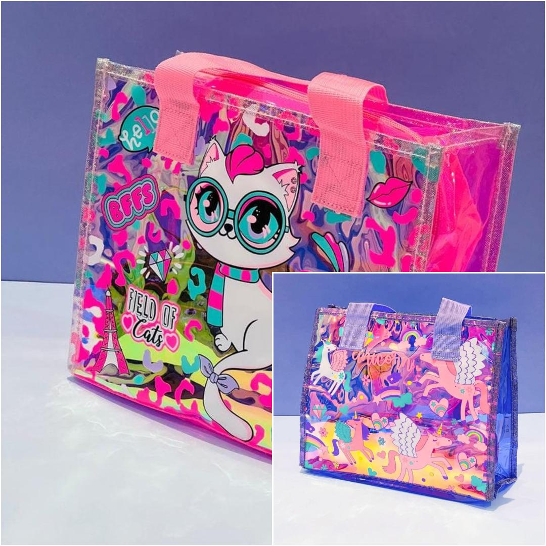 Transparent Holographic Tote Bag