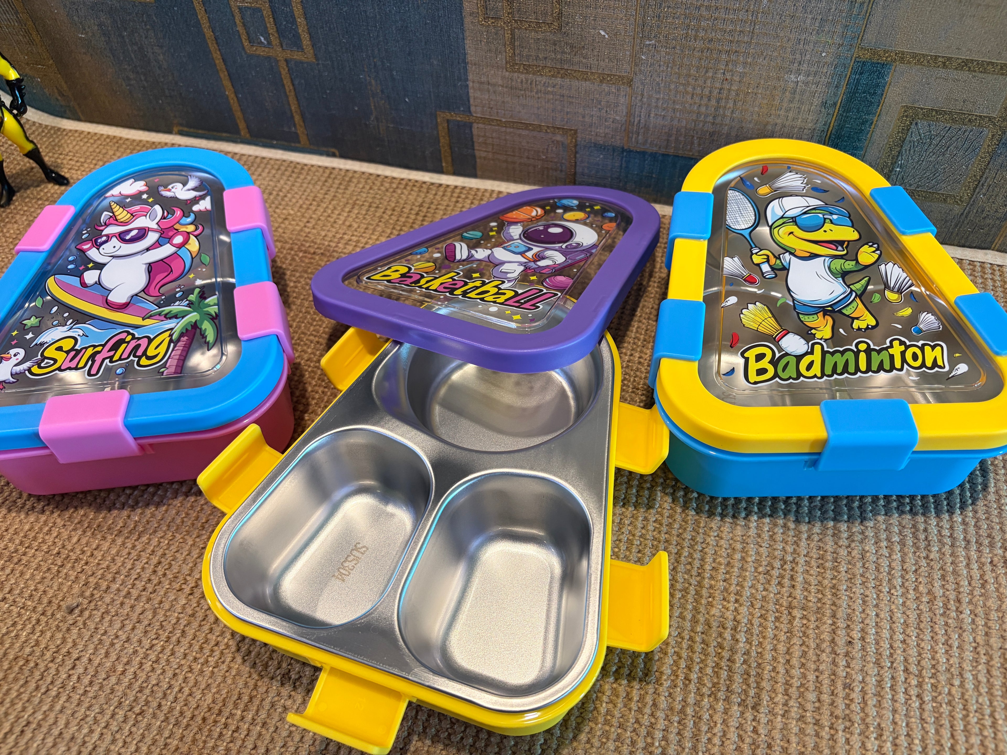 3 compartment Bento Box