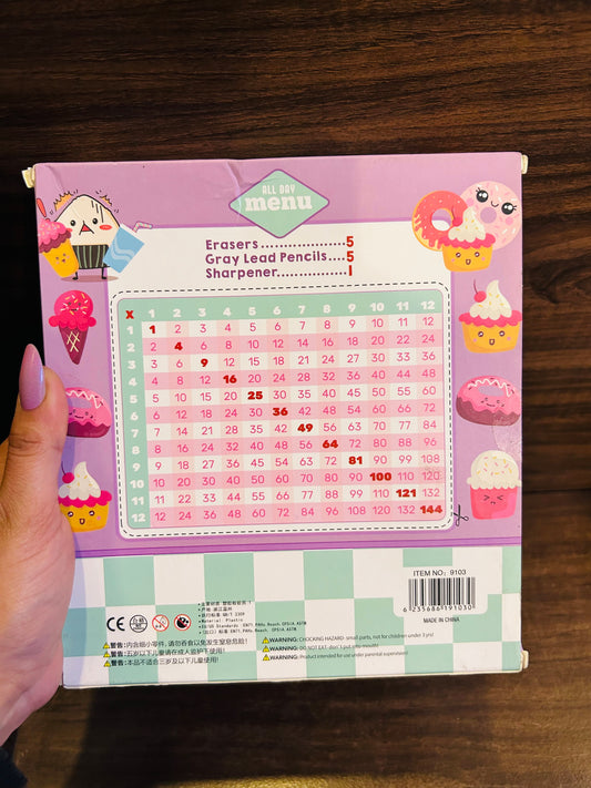 Pencils And Erasers Set